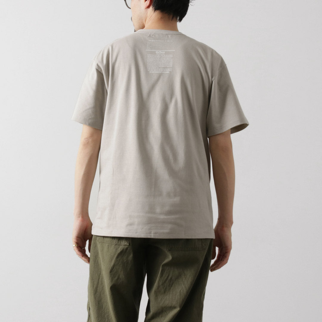WILDTHINGS / Army Tag Print T-Shirt