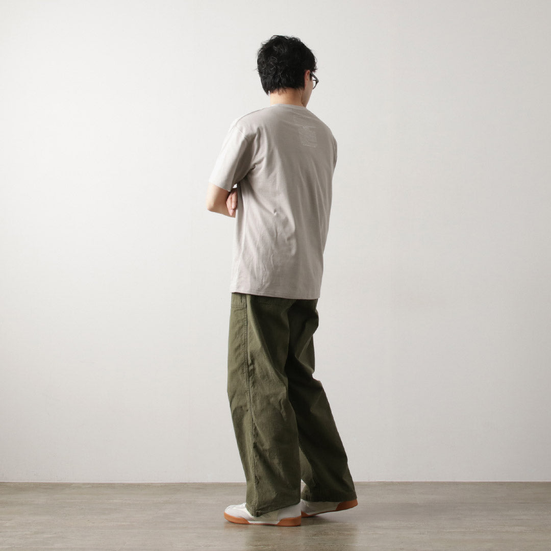 WILDTHINGS / Army Tag Print T-Shirt