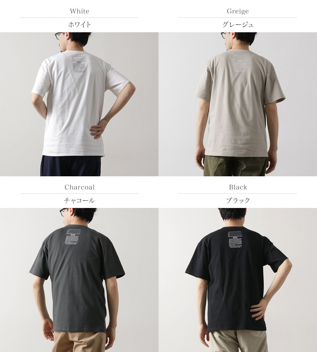 WILDTHINGS / Army Tag Print T-Shirt