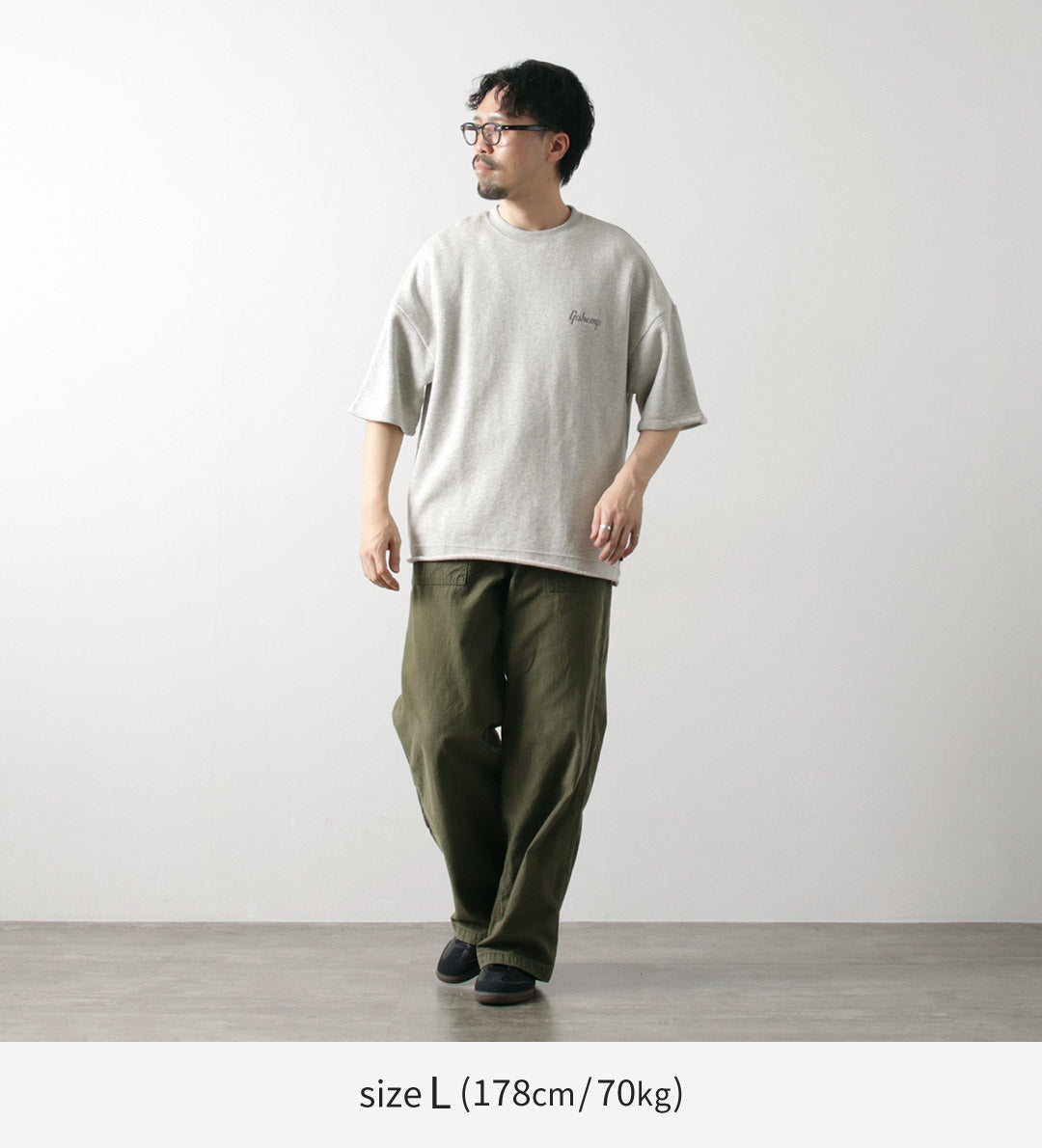 GOHEMP / Light Ounce Sweat Wide T-Shirt