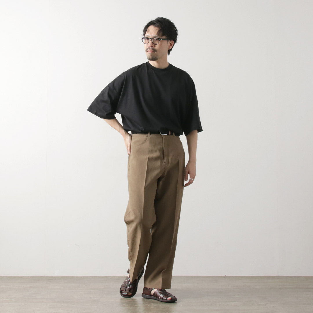 HANDVAERK / Short Sleeve Tapered Big T-Shirt