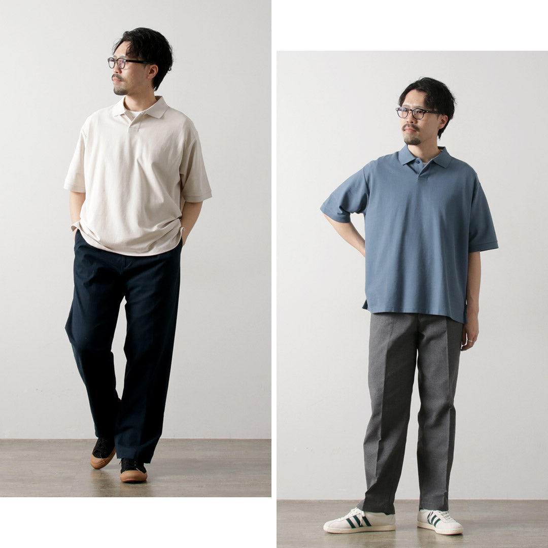 HANDVAERK / Short Sleeve Pique Polo Shirt
