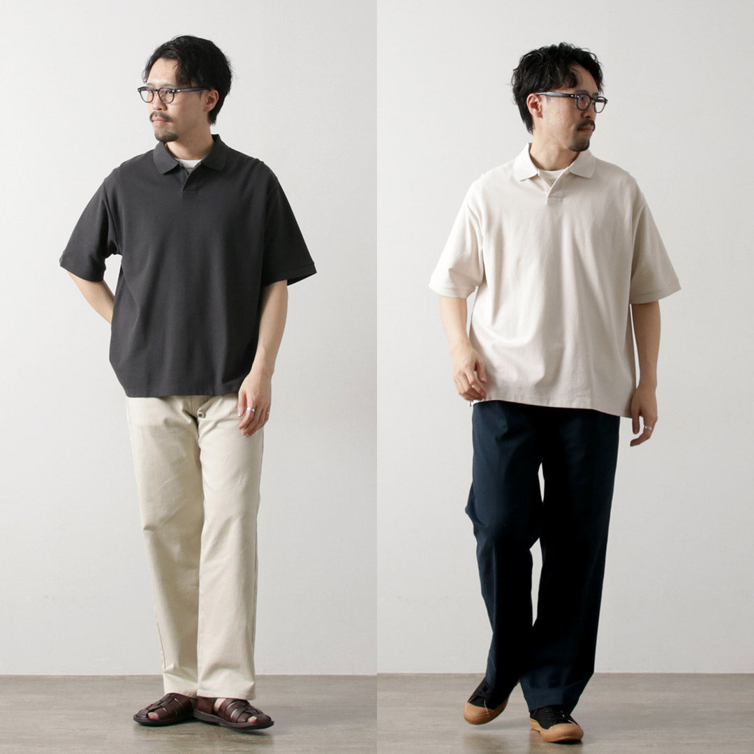 HANDVAERK / Short Sleeve Pique Polo Shirt