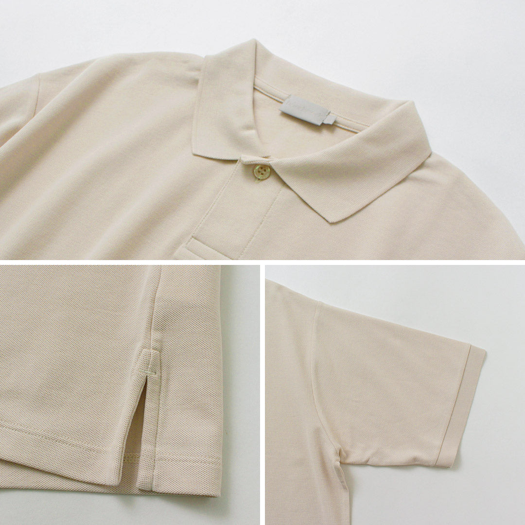 HANDVAERK / Short Sleeve Pique Polo Shirt