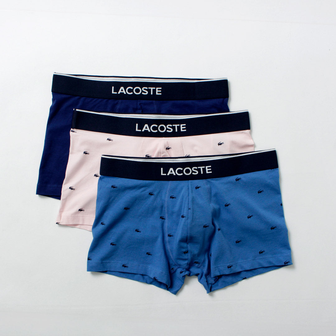 LACOSTE / Small Crocodile 3-pack Boxer Shorts