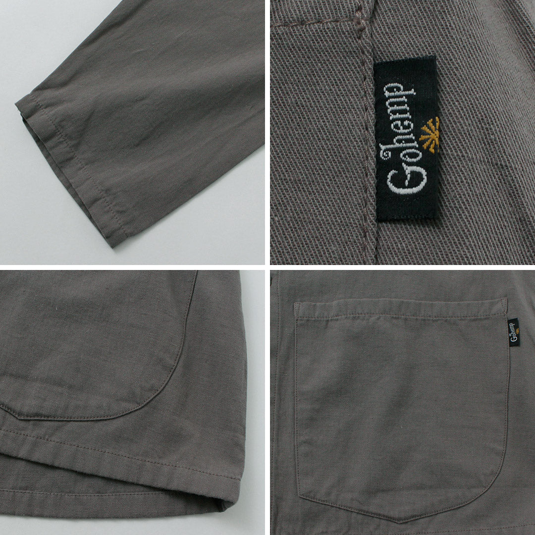 GOHEMP / Goku Wide Long-sleeved Shirt