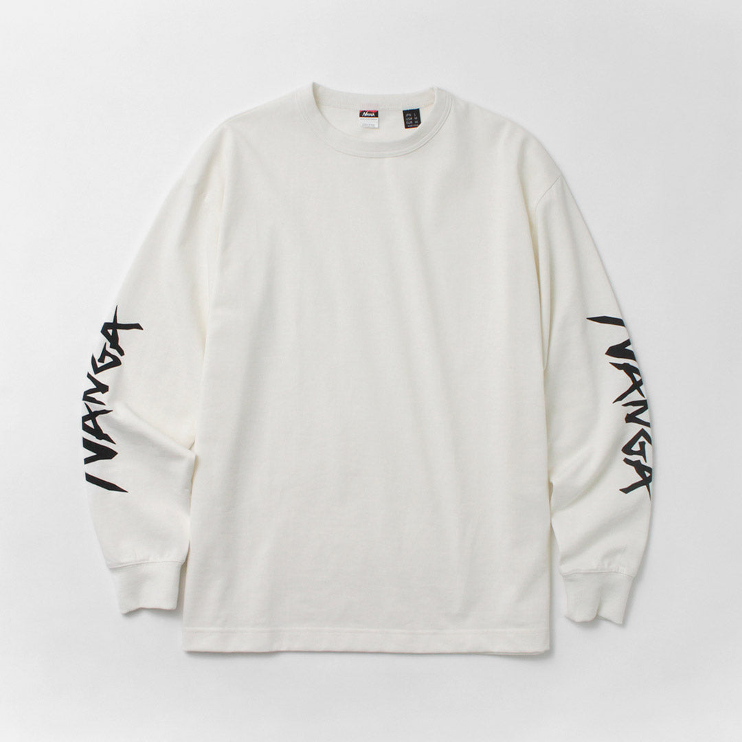 NANGA / Eco Hybrid Sleeve Logo Long Sleeve T-Shirt