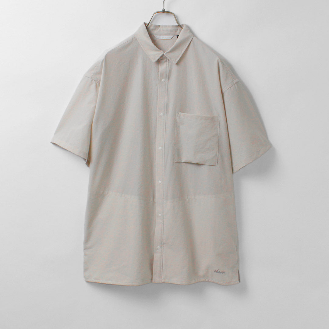 NANGA / Dot Air Comfy Short Sleeve Shirt