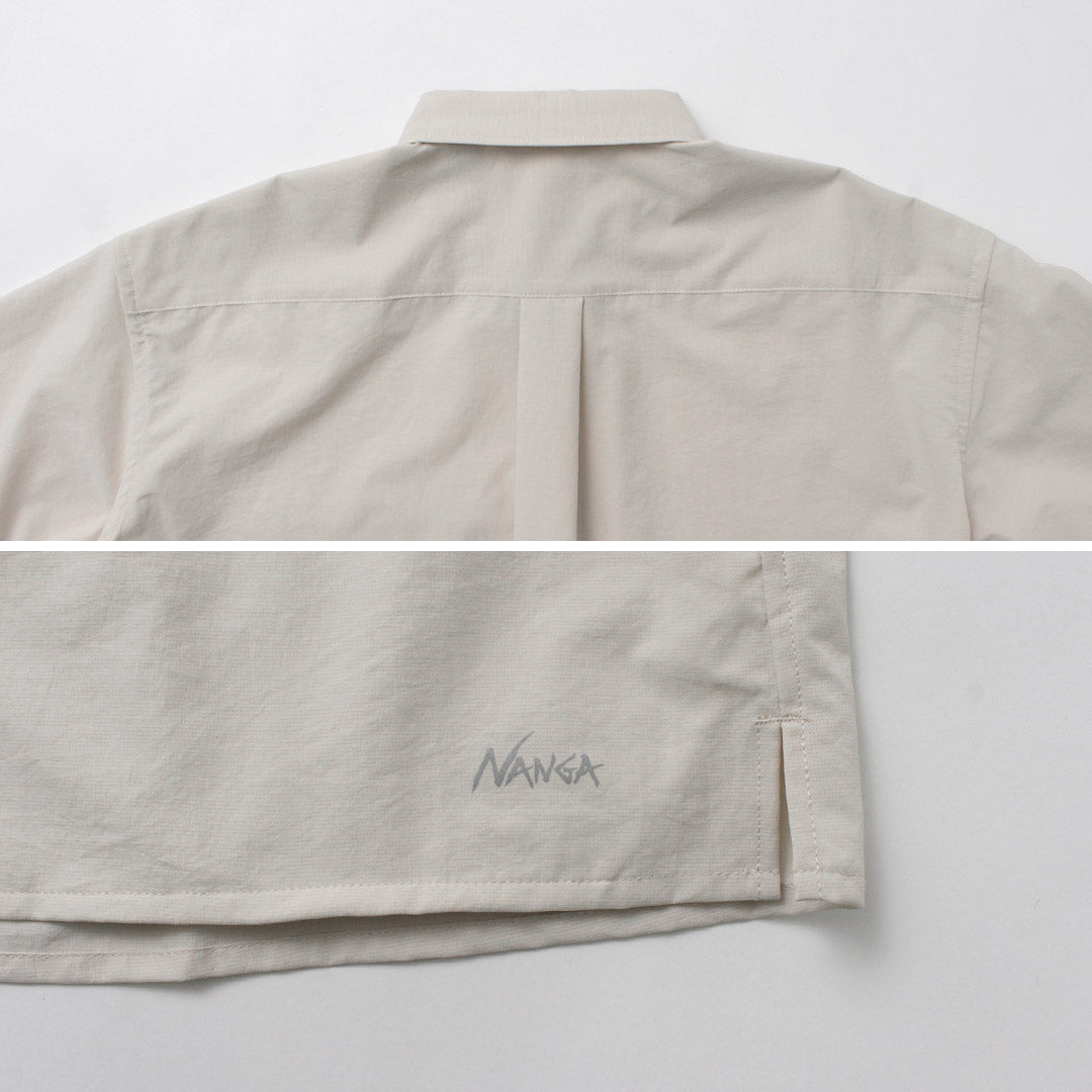 NANGA / Dot Air Comfy Short Sleeve Shirt