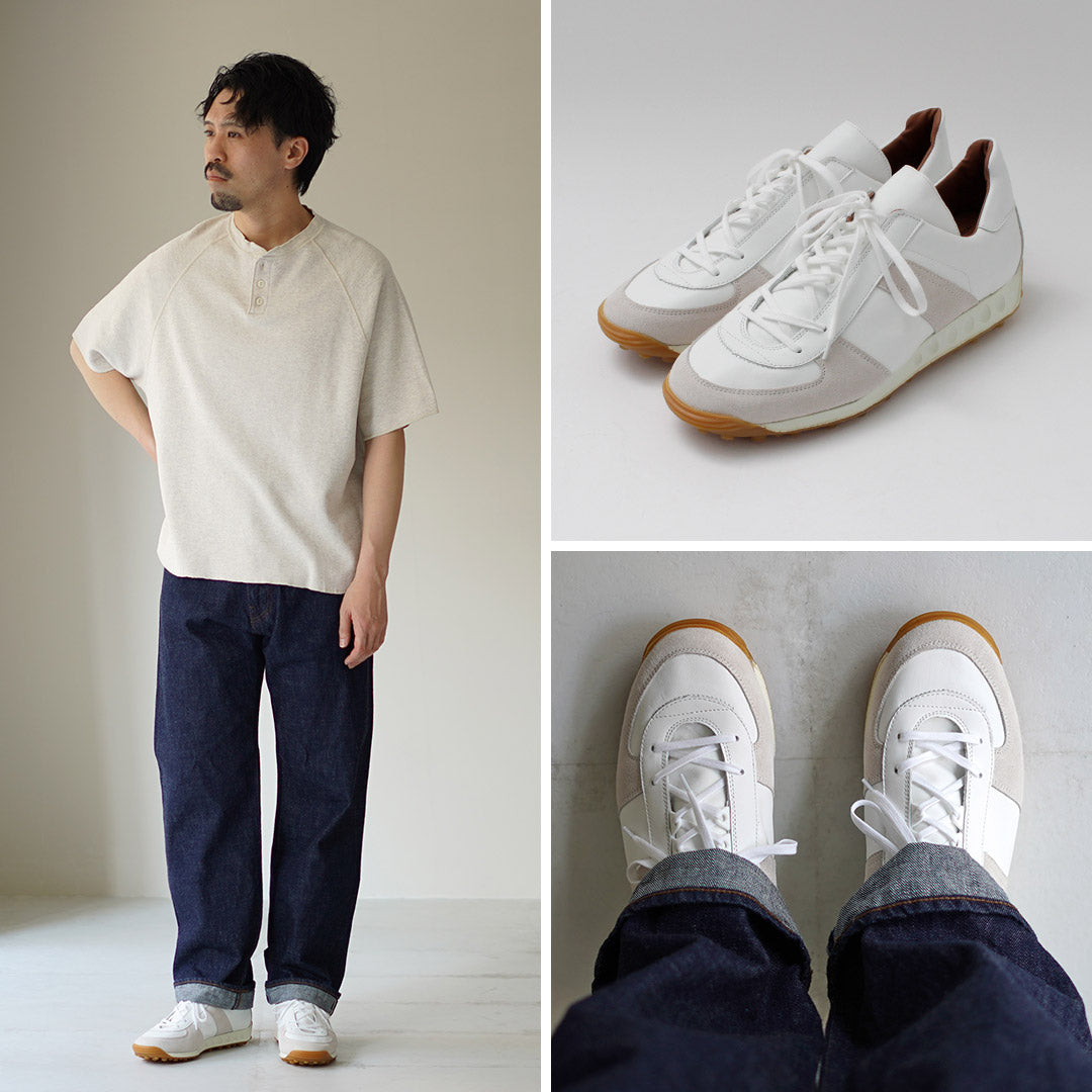 REPRODUCTION OF FOUND / German Military Trainers Jogging Spikes Rubber Sole Sneakers