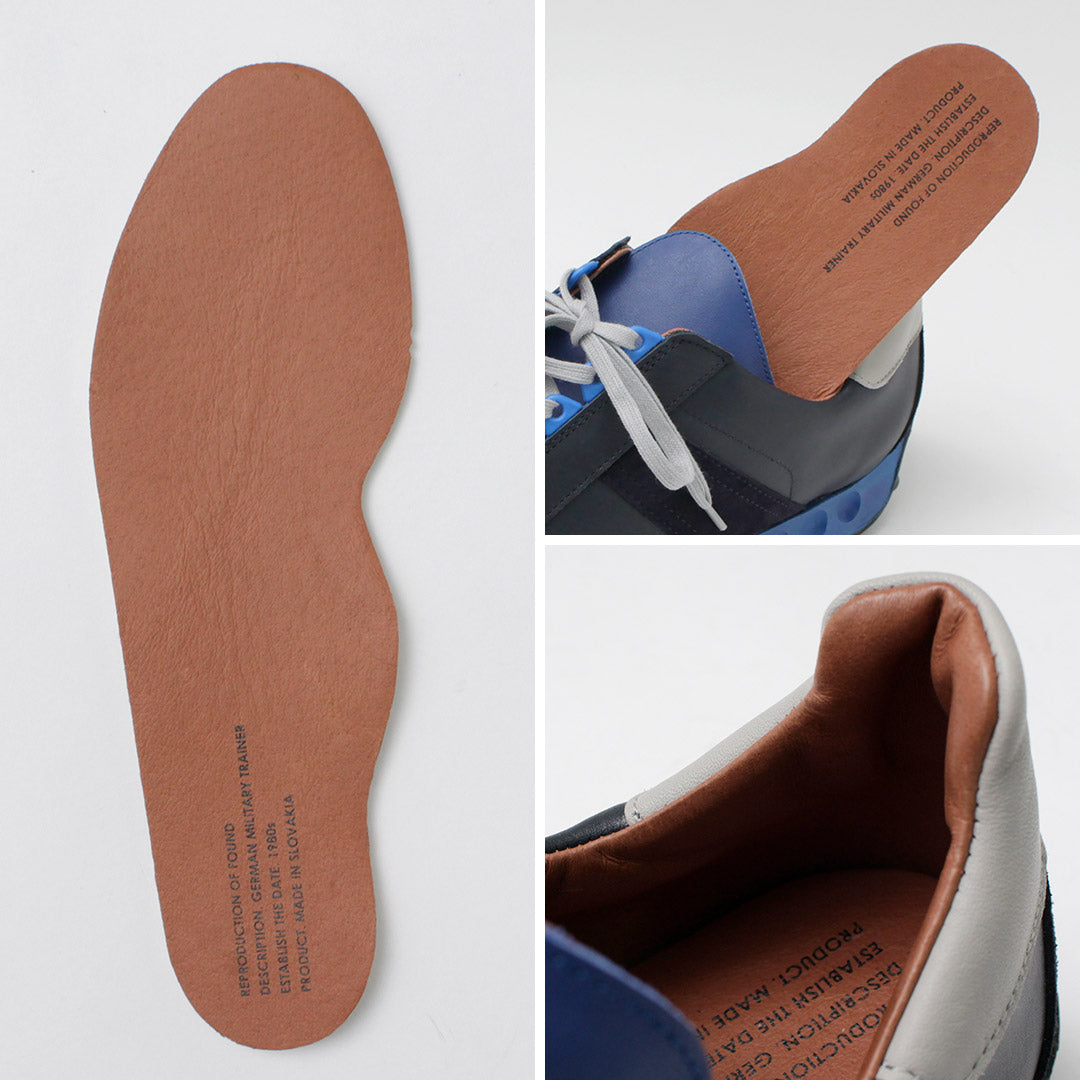 REPRODUCTION OF FOUND / German Military Trainers Jogging Spikes Rubber Sole Sneakers