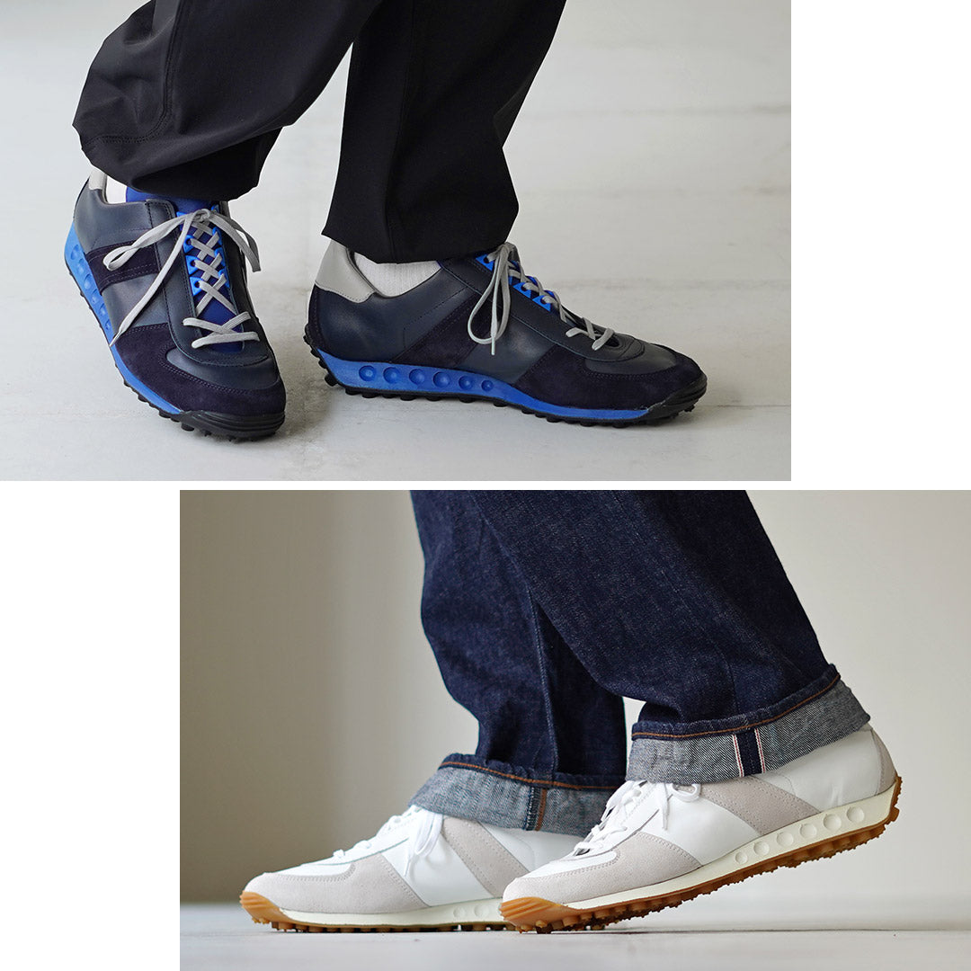 REPRODUCTION OF FOUND / German Military Trainers Jogging Spikes Rubber Sole Sneakers