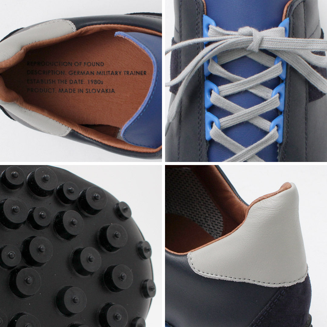 REPRODUCTION OF FOUND / German Military Trainers Jogging Spikes Rubber Sole Sneakers