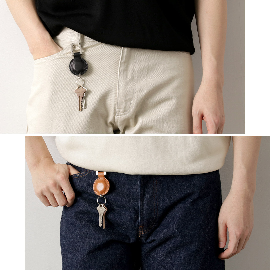 WHITE MOUNTAINEERING / Leather Reel Key Chain