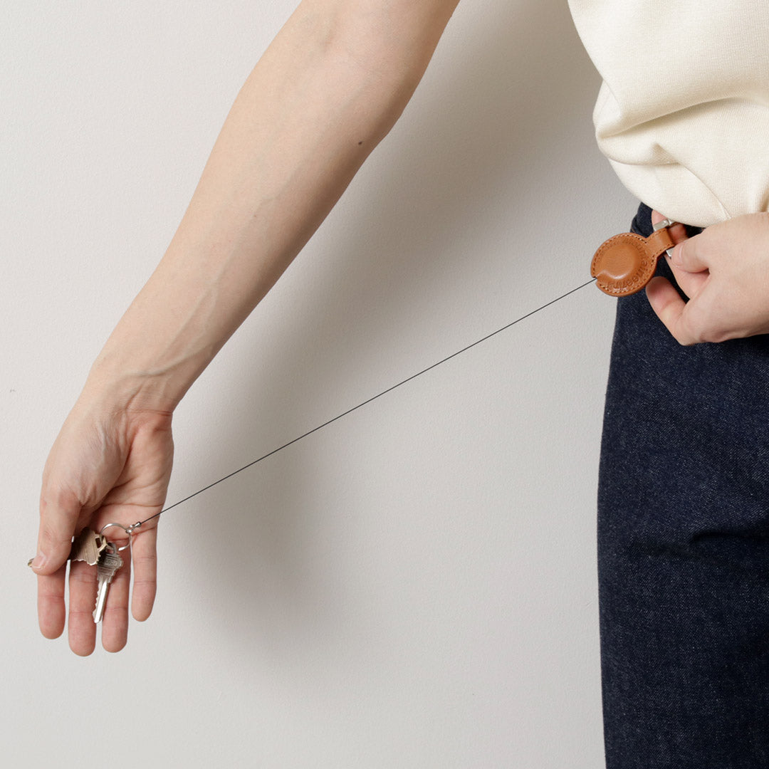 WHITE MOUNTAINEERING / Leather Reel Key Chain