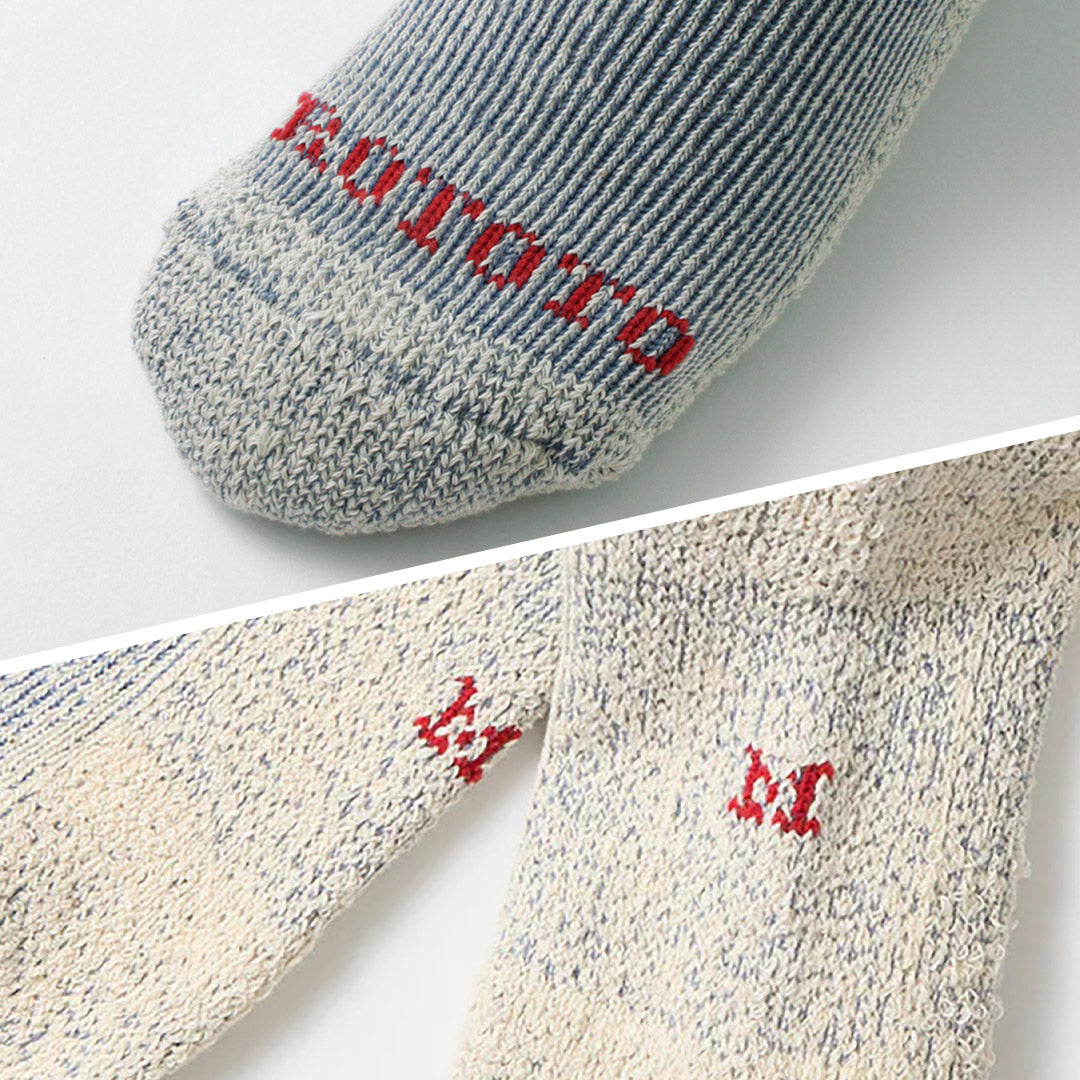 ROTOTO / R1589 Pile Stripe Marl Socks