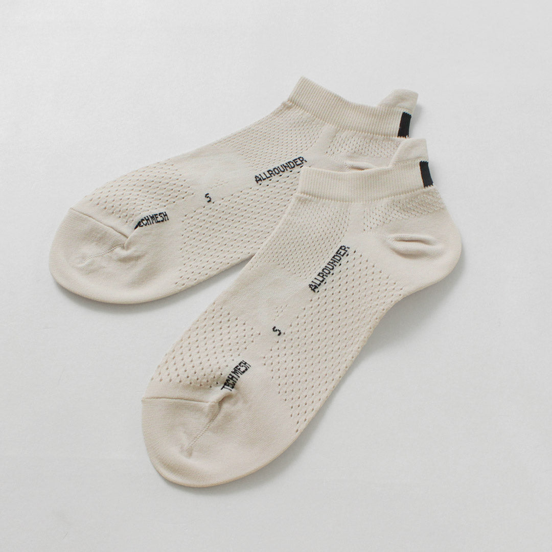 ROTOTO / All-rounder Tech Mesh No-Show Socks