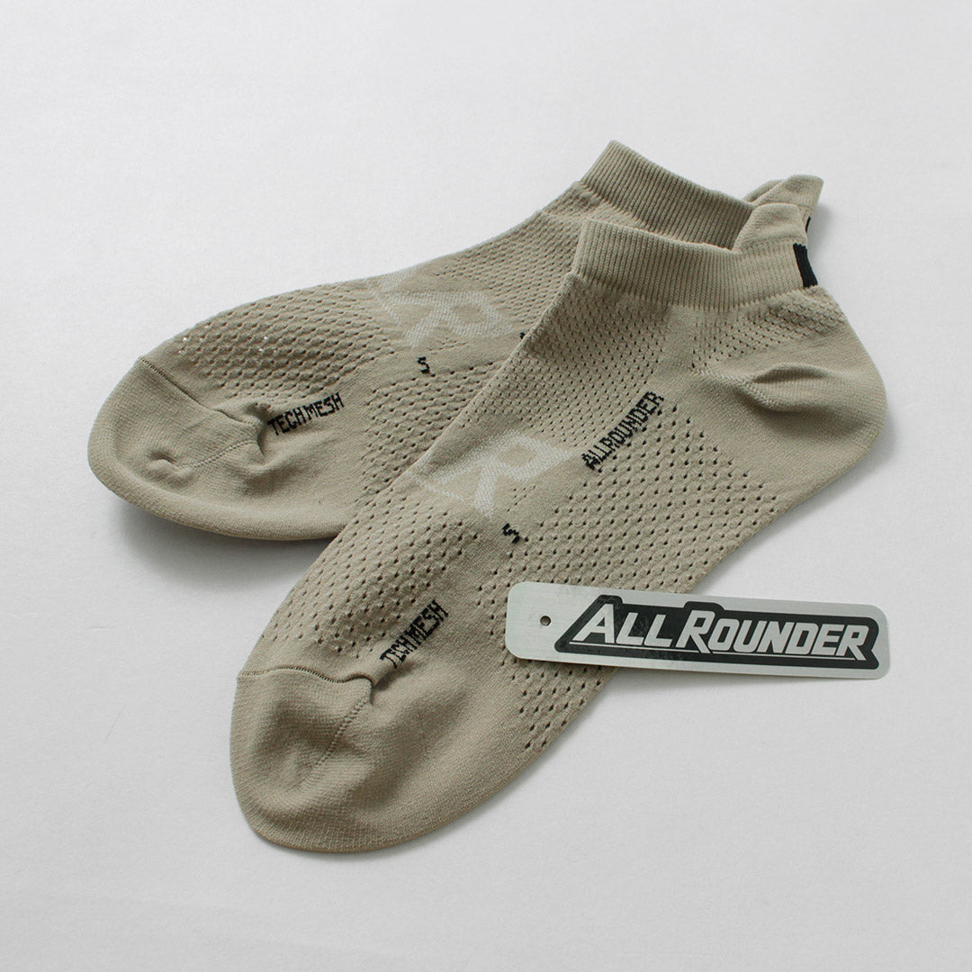 ROTOTO / All-rounder Tech Mesh No-Show Socks