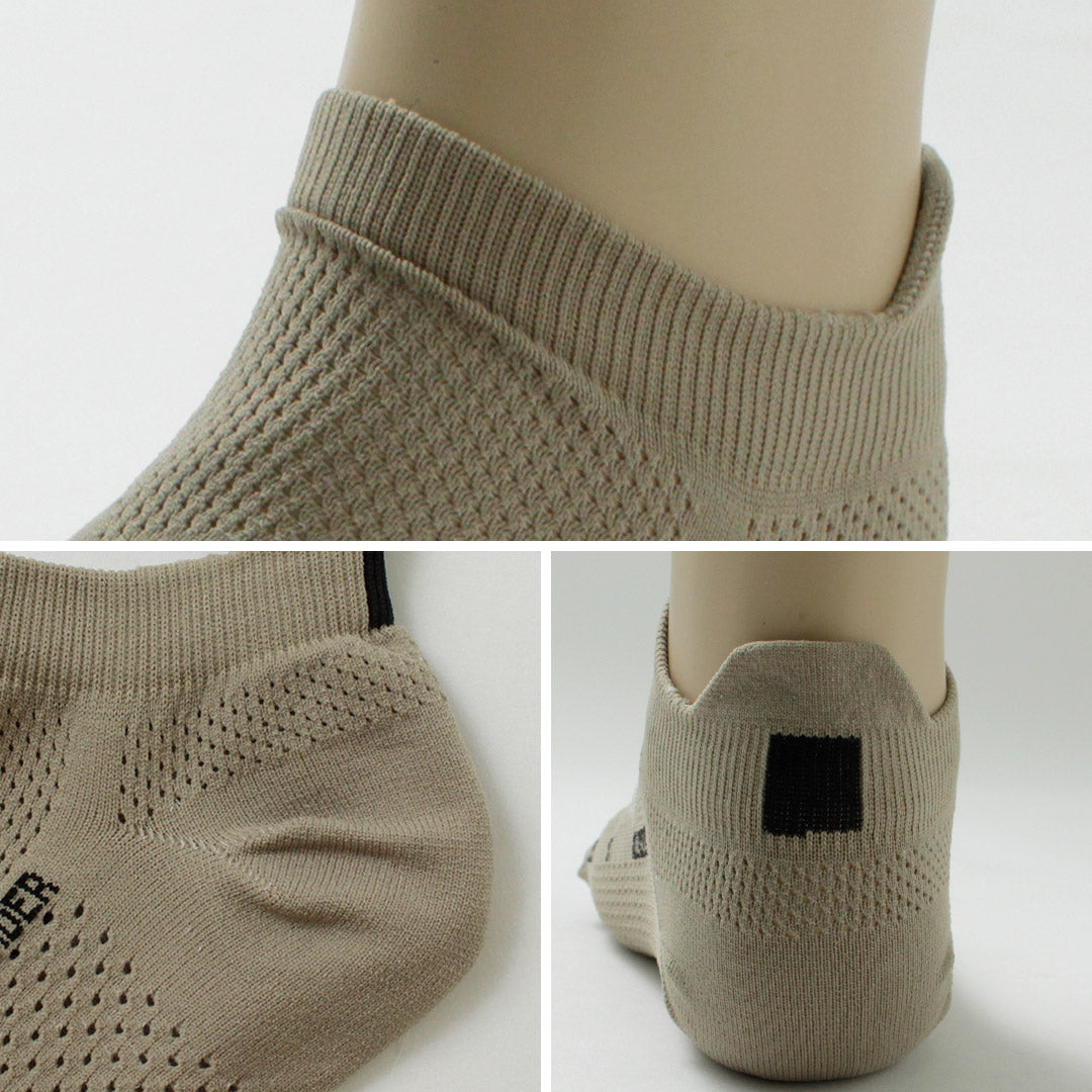 ROTOTO / All-rounder Tech Mesh No-Show Socks