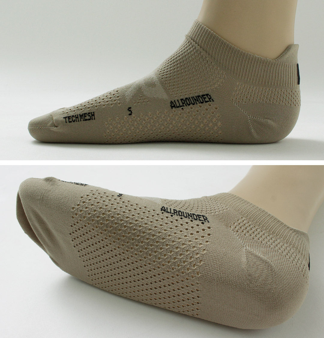 ROTOTO / All-rounder Tech Mesh No-Show Socks
