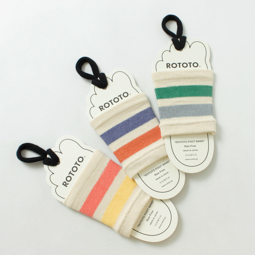 ROTOTO / Retro Stripe Footband