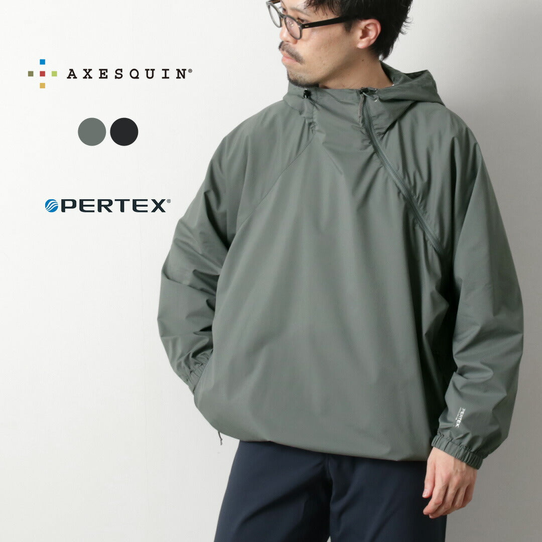 AXESQUIN / Helium Bias Zip Pullover