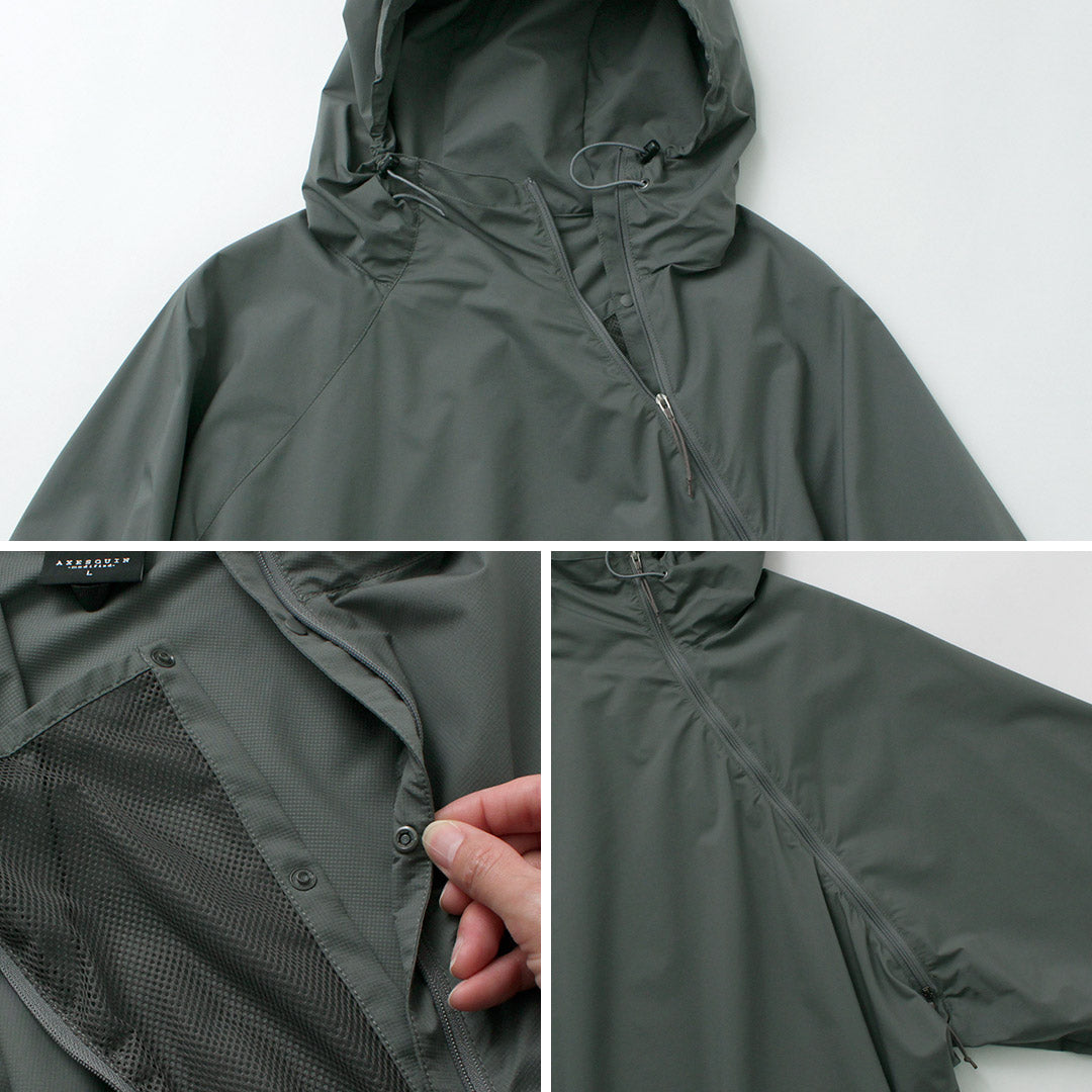 AXESQUIN / Helium Bias Zip Pullover