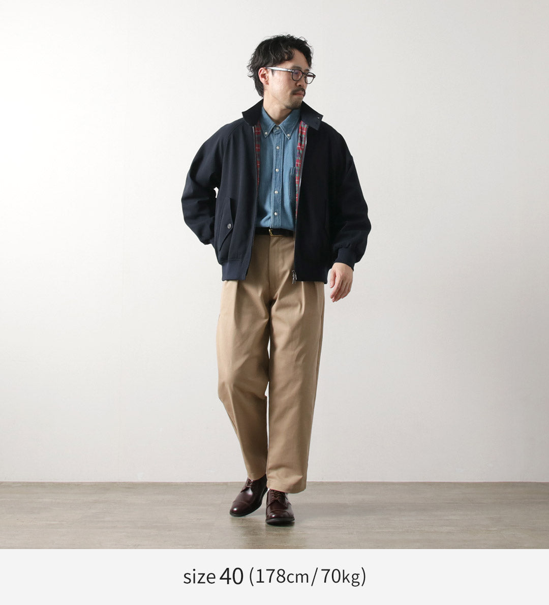 BARACUTA / G9 Box Jacket Cotton