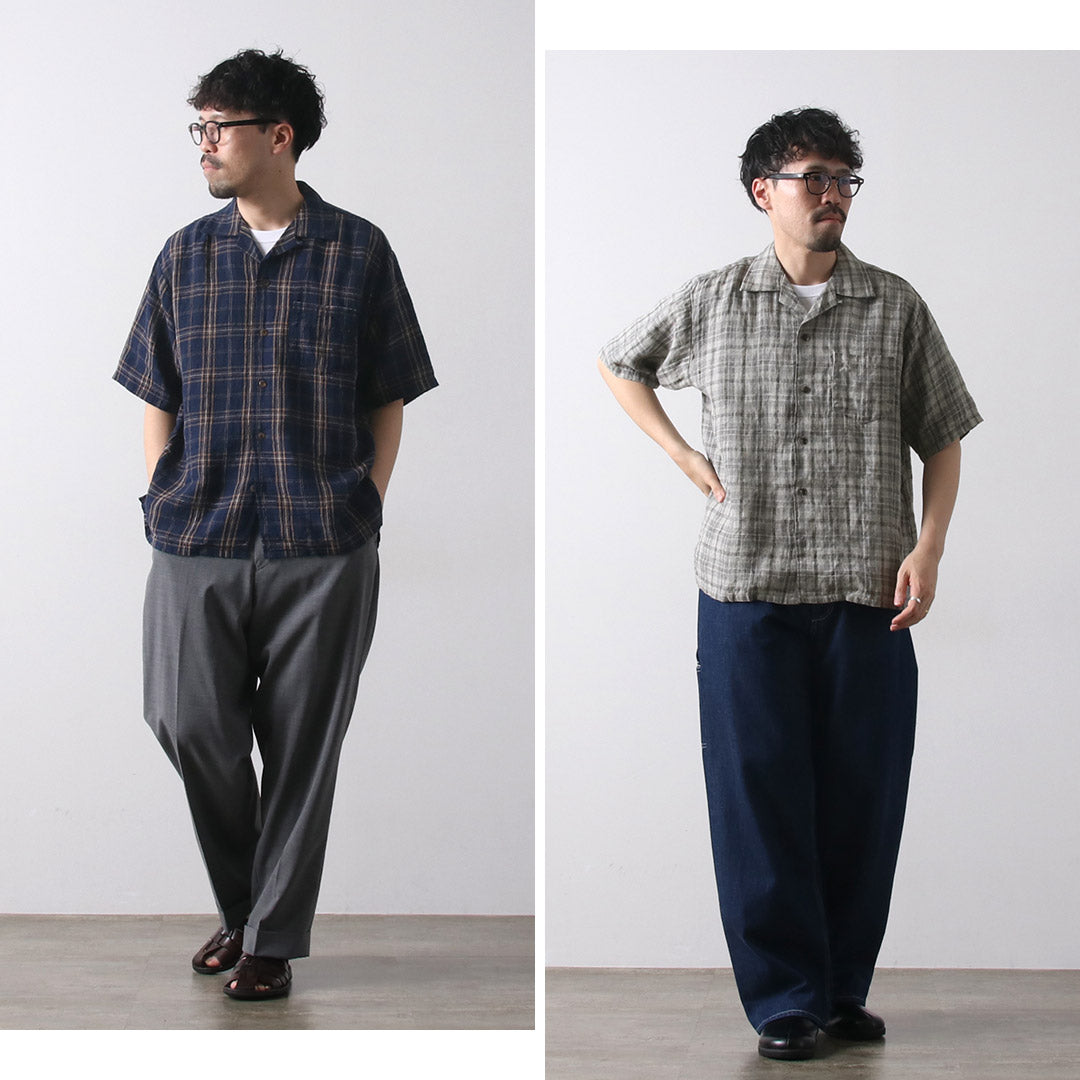 SEUVAS / Open Collar Shirt