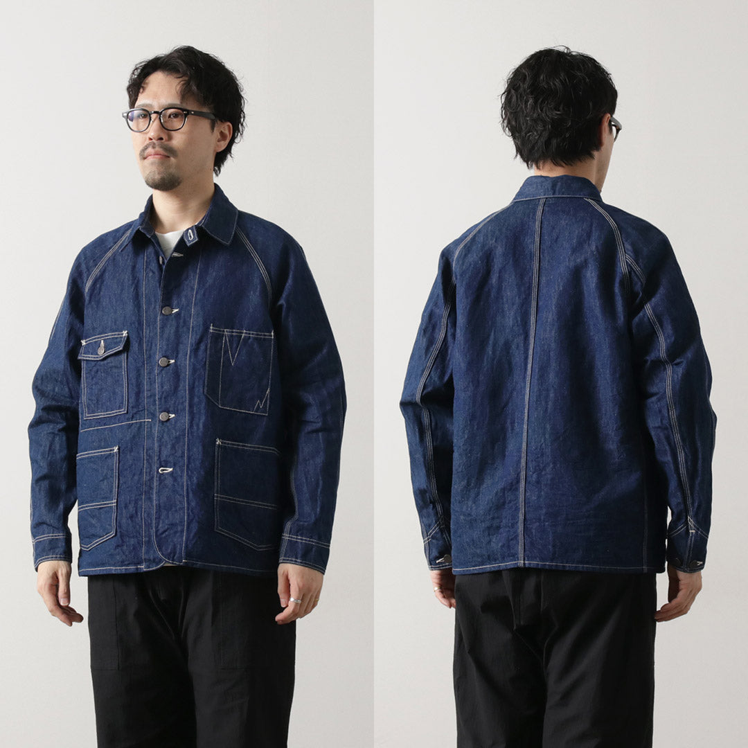 SEUVAS / Linen Denim Coverall