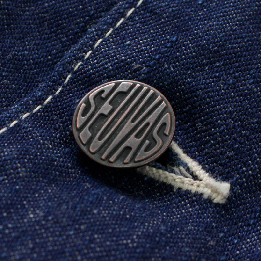 SEUVAS / Linen Denim Coverall