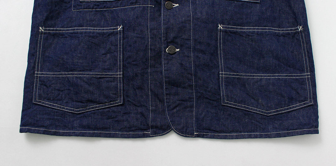 SEUVAS / Linen Denim Coverall