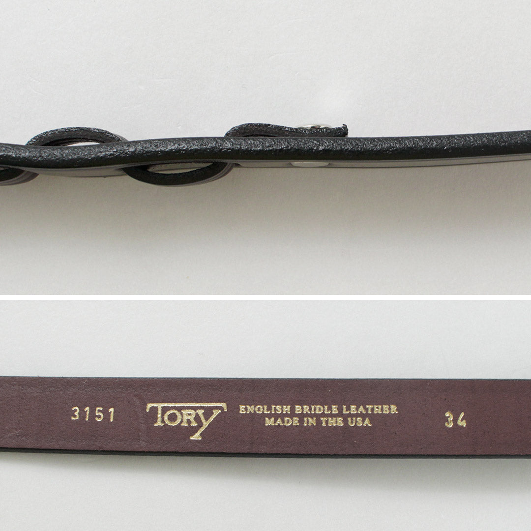 TORY LEATHER / 2-tone Mini Hoof Pick Belt