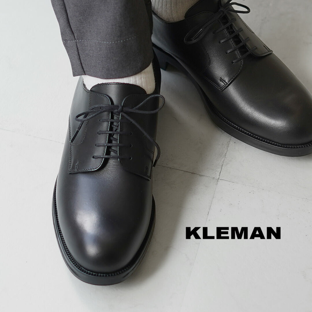 KLEMAN / Pastani Plain Toe Bratcher Leather Shoes