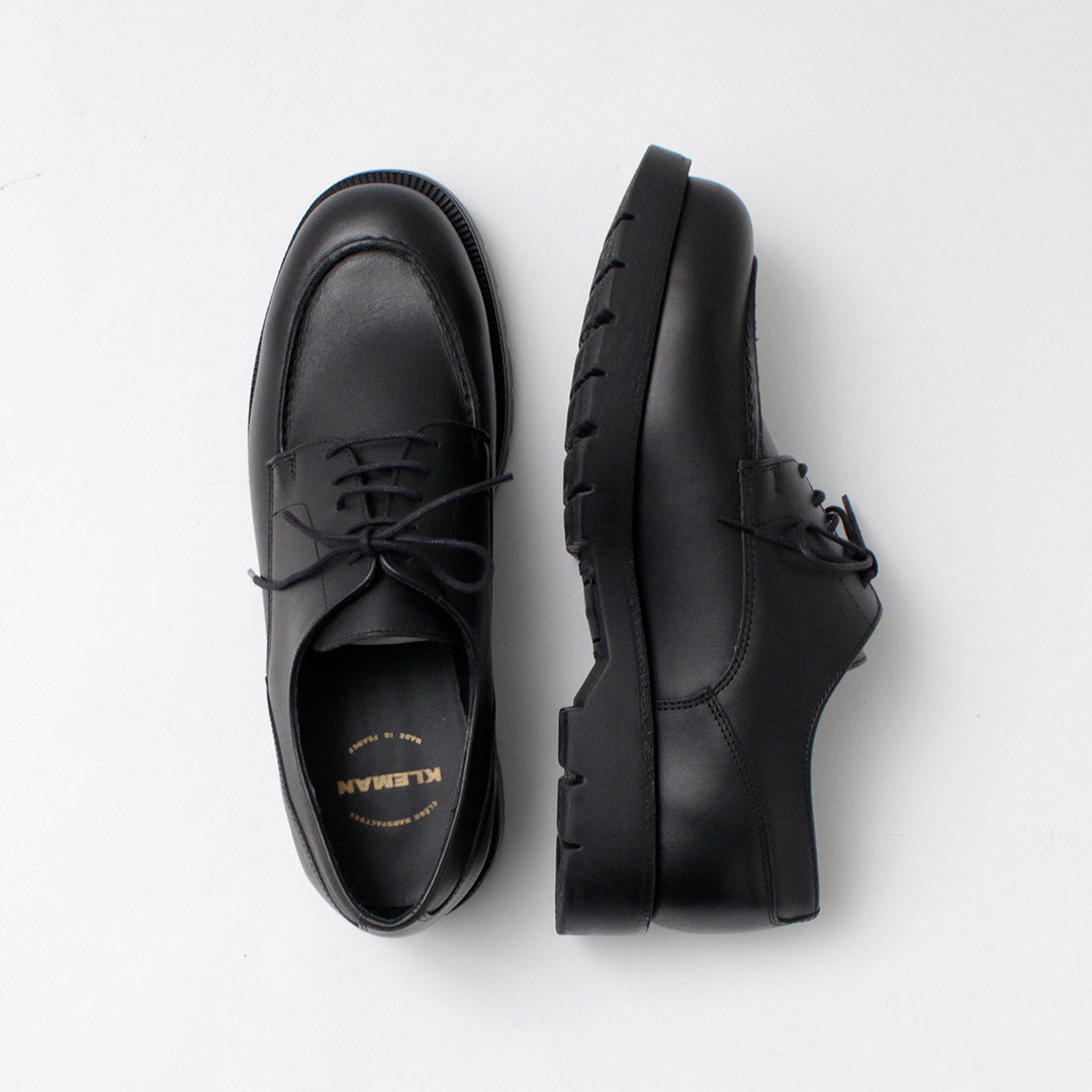 KLEMAN / Frodan U-Tip Bratcher Leather Shoes