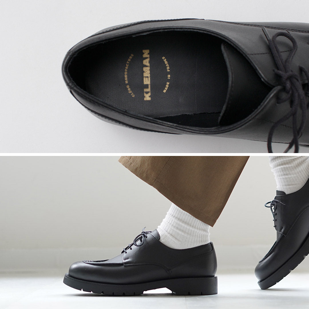 KLEMAN / Frodan U-Tip Bratcher Leather Shoes