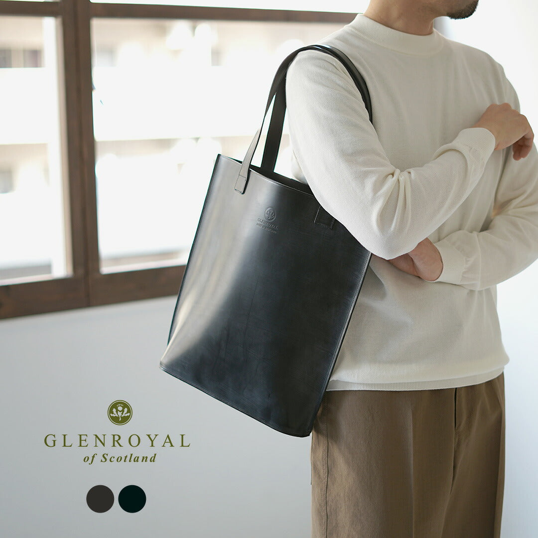 GLENROYAL / Bridle Leather Tote Bag Tall