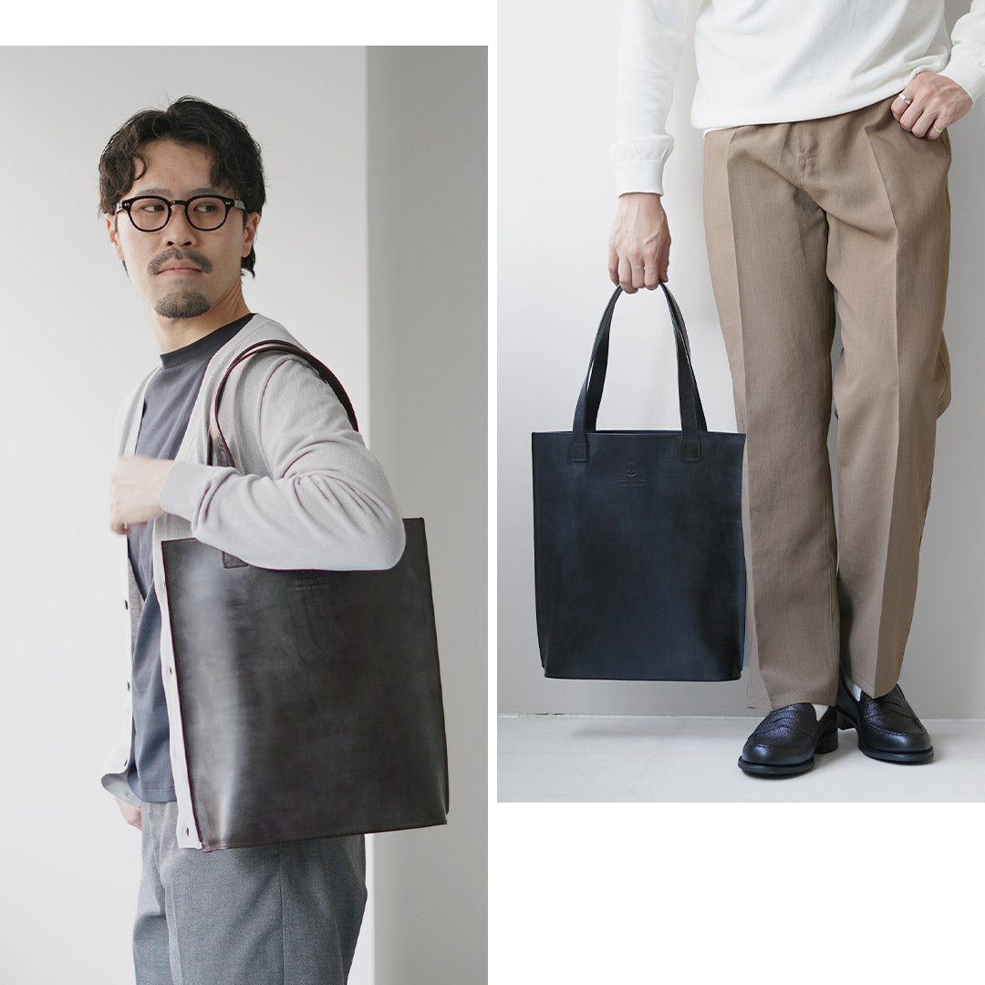 GLENROYAL / Bridle Leather Tote Bag Tall