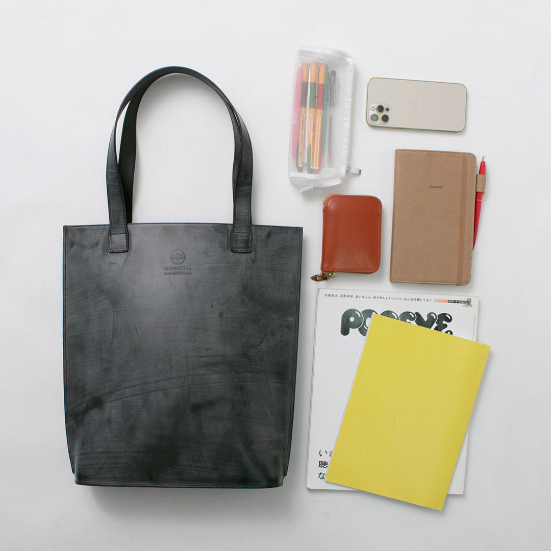 GLENROYAL / Bridle Leather Tote Bag Tall