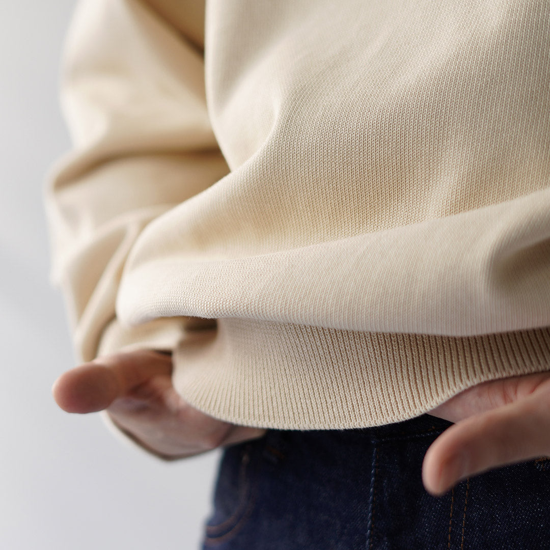 YONETOMI NEW BASIC / Rigid Sea Island Cotton Knit Pullover