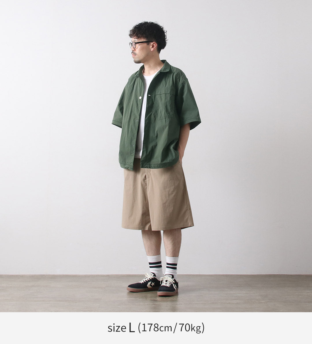 STONEMASTER / Short Sleeve Feather Nylon Field Shirt