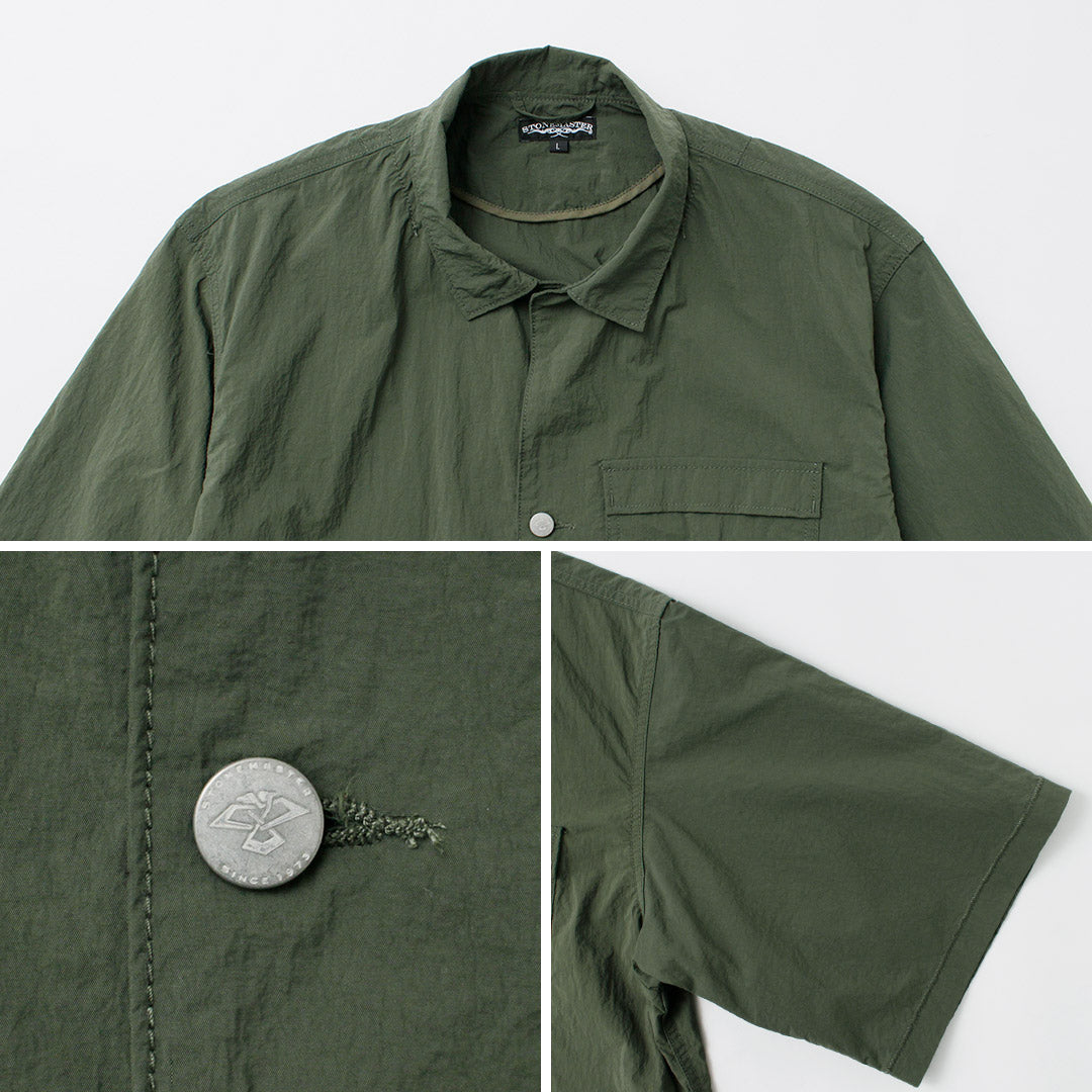 STONEMASTER / Short Sleeve Feather Nylon Field Shirt