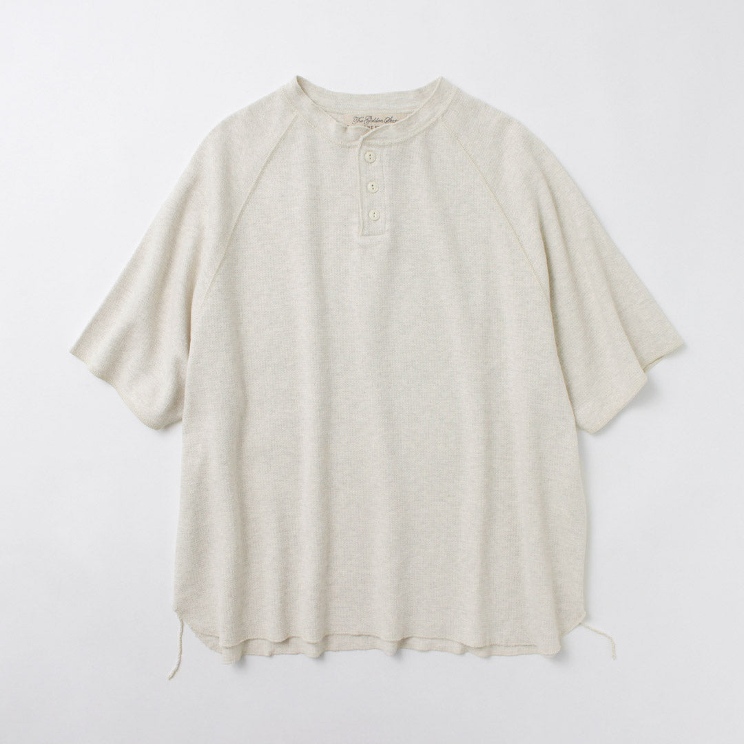 REMI RELIEF / Double Tuck Henry Neck Short Sleeve T-Shirt
