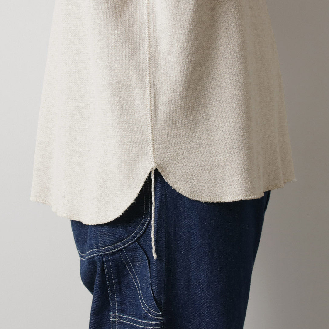 REMI RELIEF / Double Tuck Henry Neck Short Sleeve T-Shirt