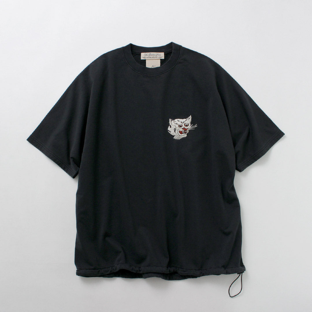 REMI RELIEF / SP processed Shelly Piled Short Sleeve Crew T-Shirt (Tiger)