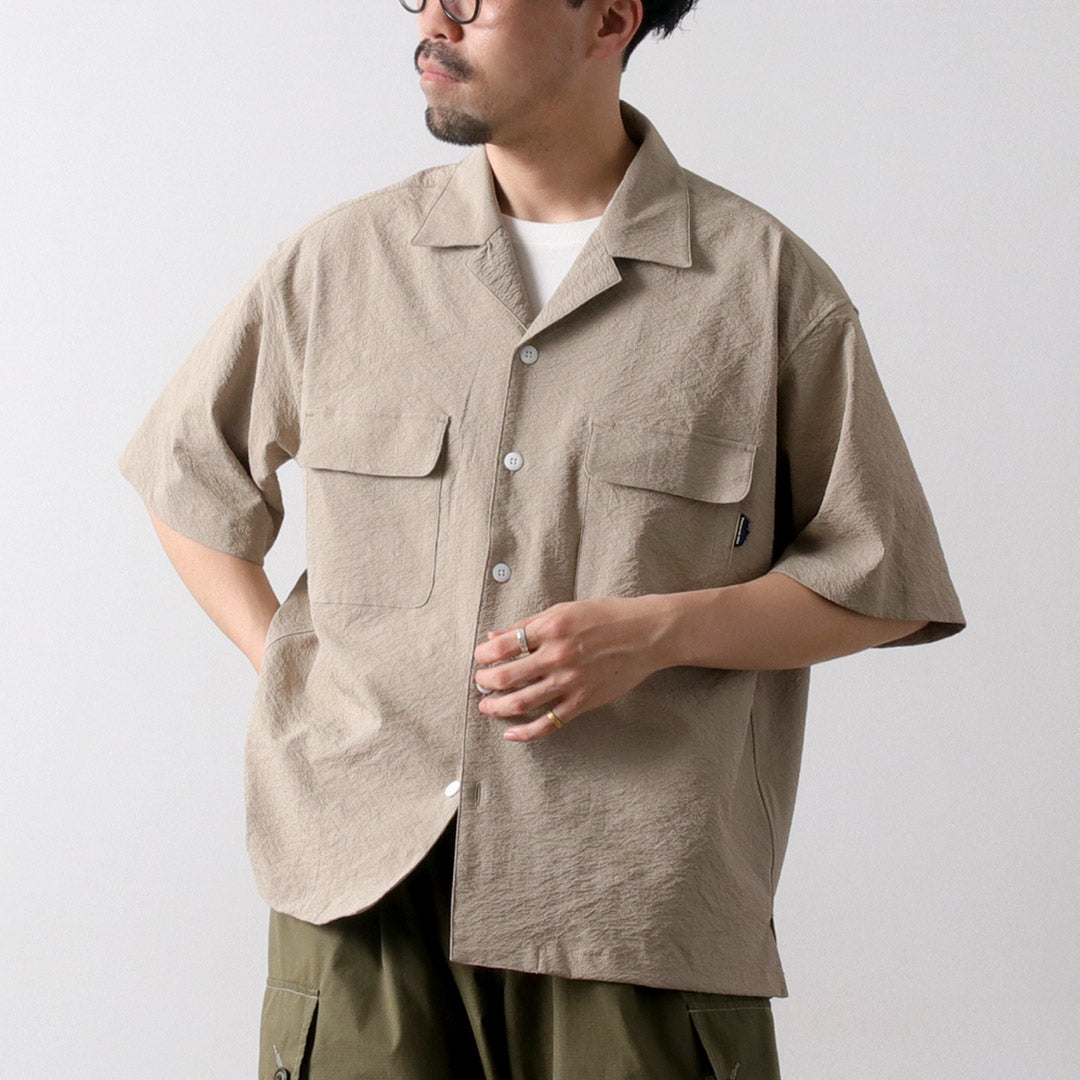 THOUSAND MILE / Seersucker Short Sleeve Shirt