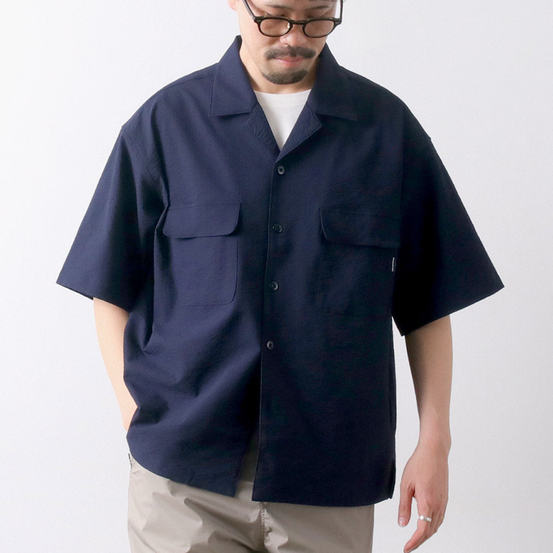 THOUSAND MILE / Seersucker Short Sleeve Shirt