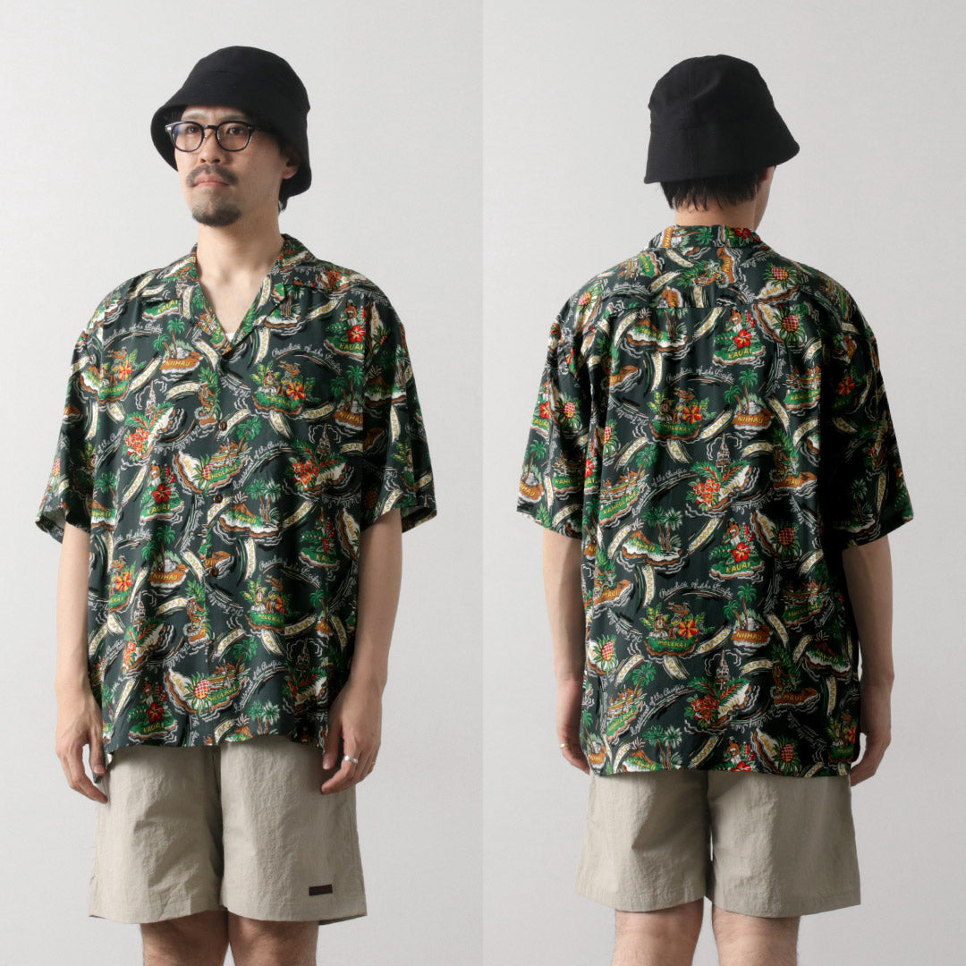 TWO PALMS / Rayon Friendly Isle Hawaiian Shirt