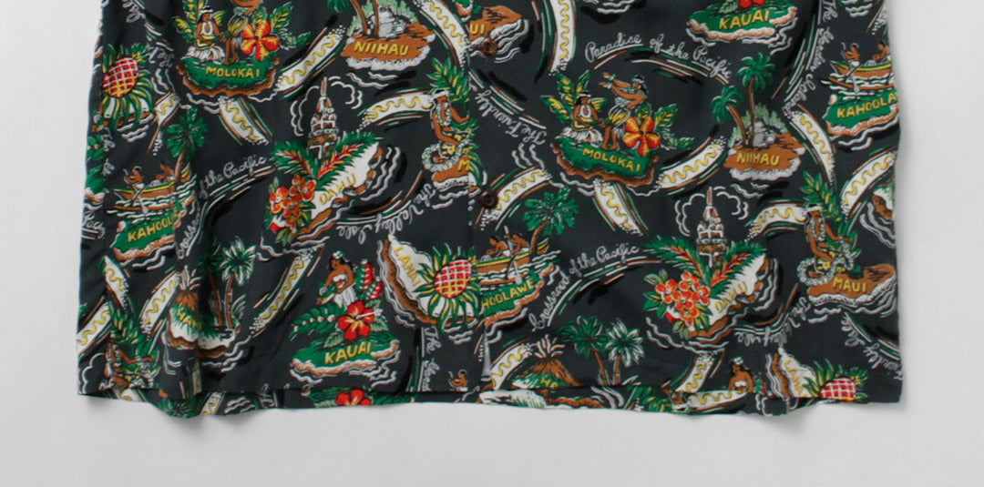 TWO PALMS / Rayon Friendly Isle Hawaiian Shirt