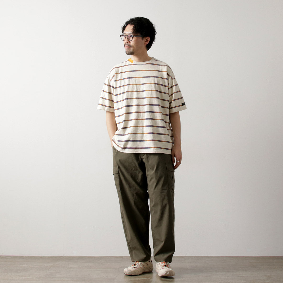 ILL ONE EIGHTY / Retro Striped T-Shirt